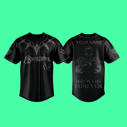 Brewers Black Panther Wakanda Forever Jersey 2025
