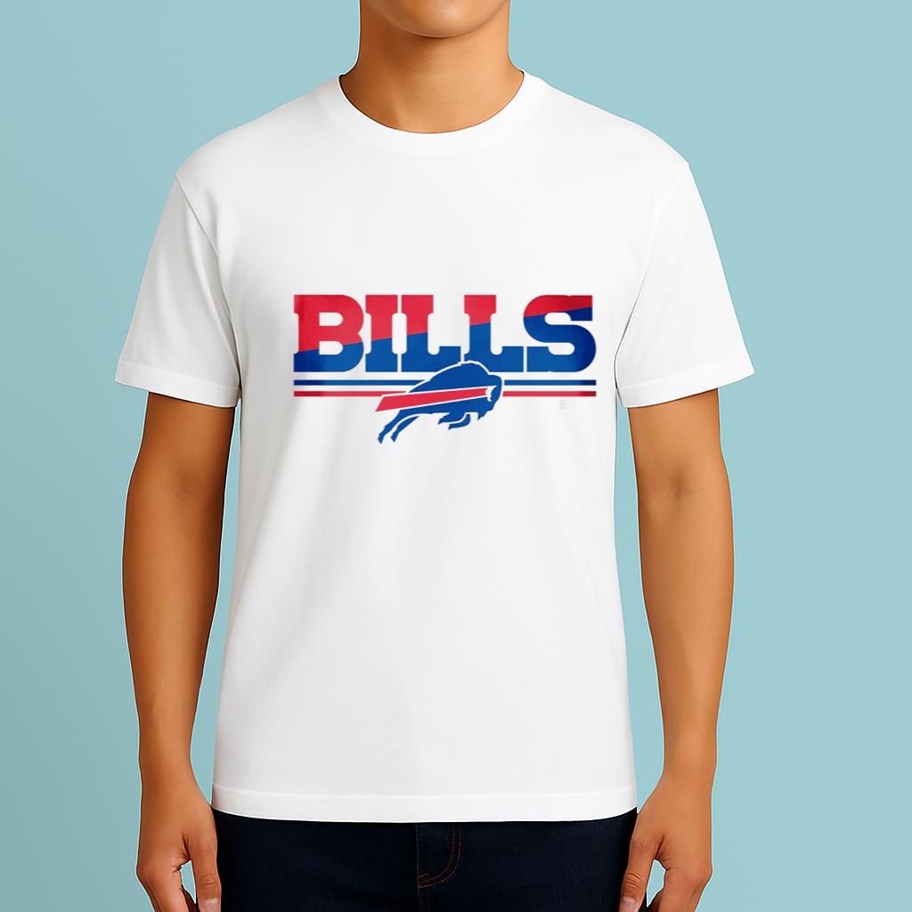 Buffalo Bills Gradient Wordmark Shirt