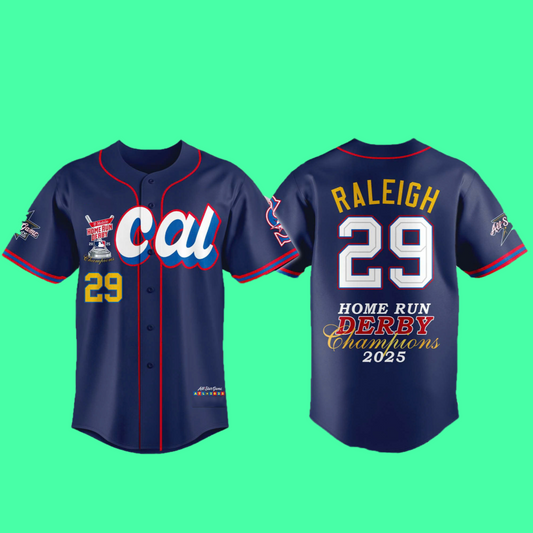CAL Raleigh 2025 Home Runs Derby Champions Jersey