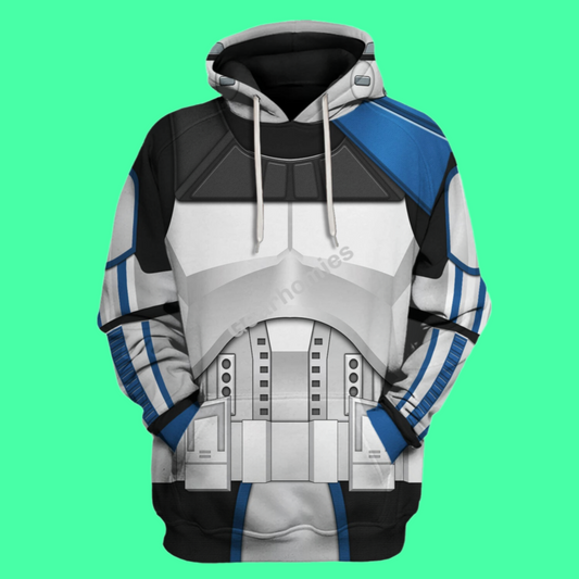 Captain Rex Costume Hoodie Halloween 2025