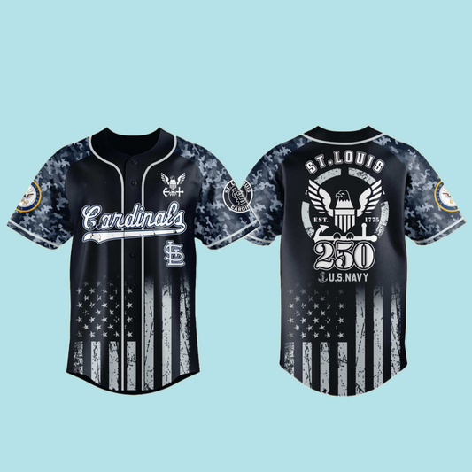 Cardinals 250th US NAVY Jersey 2025