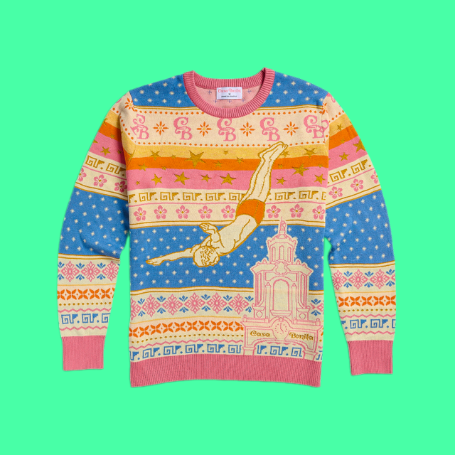 Casa Bonita Retro Diver Ugly Christmas 2025 Sweater