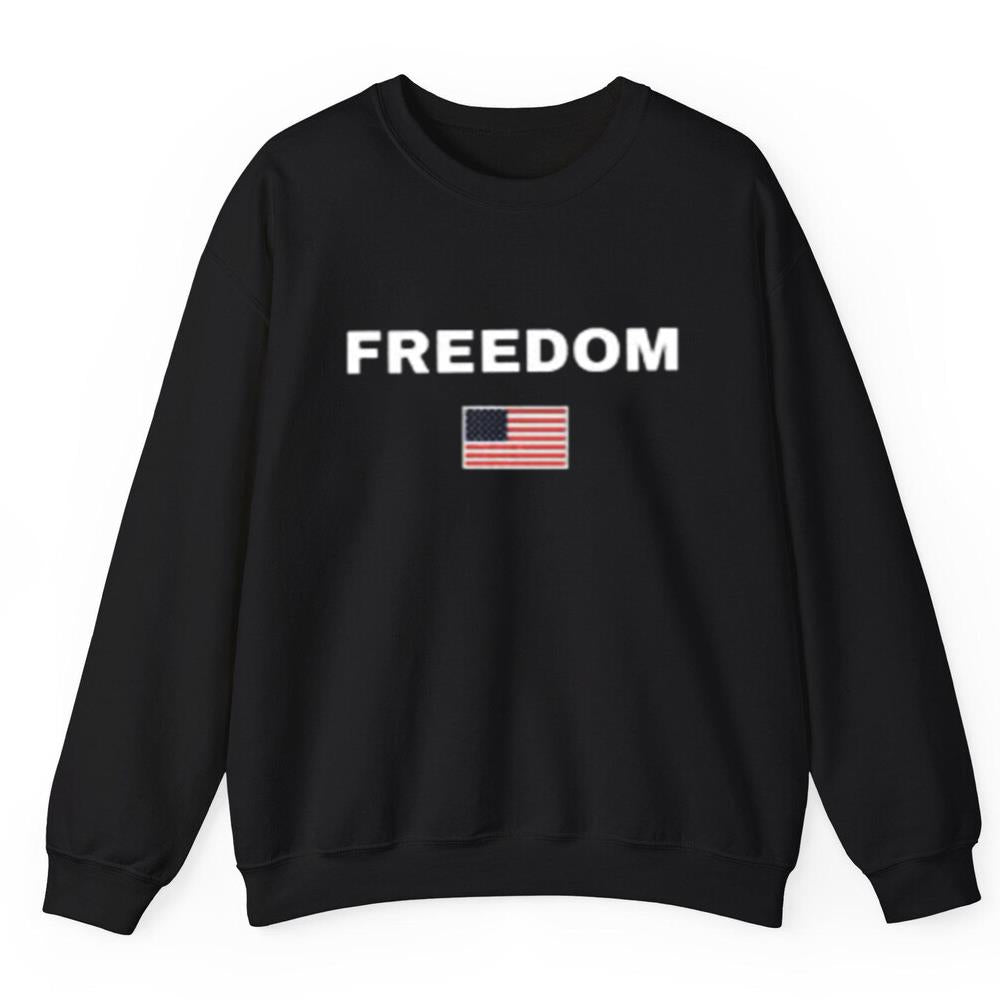 Charlie Kirk Freedom America Flag Shirt