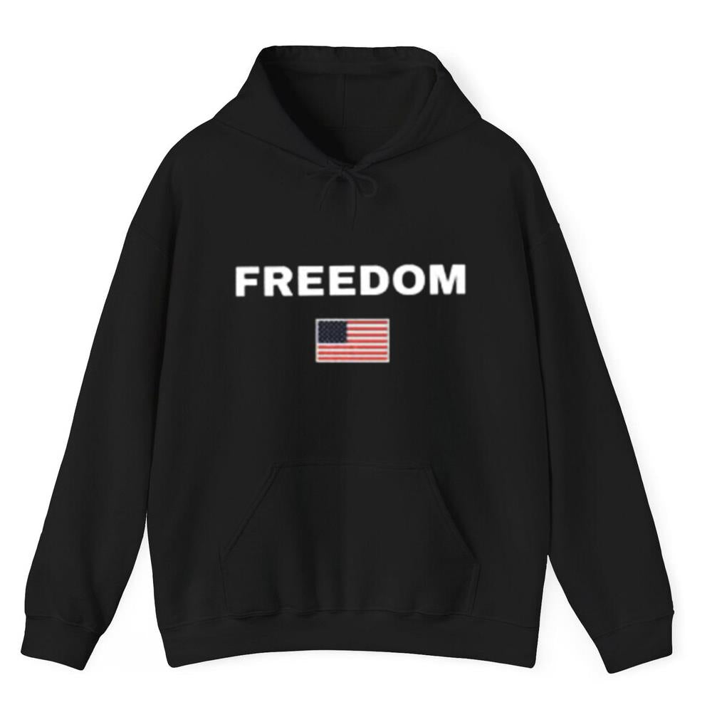 Charlie Kirk Freedom America Flag Shirt