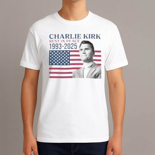 Charlie Kirk Rest In Peace 1993 – 2025 Memorial Shirt