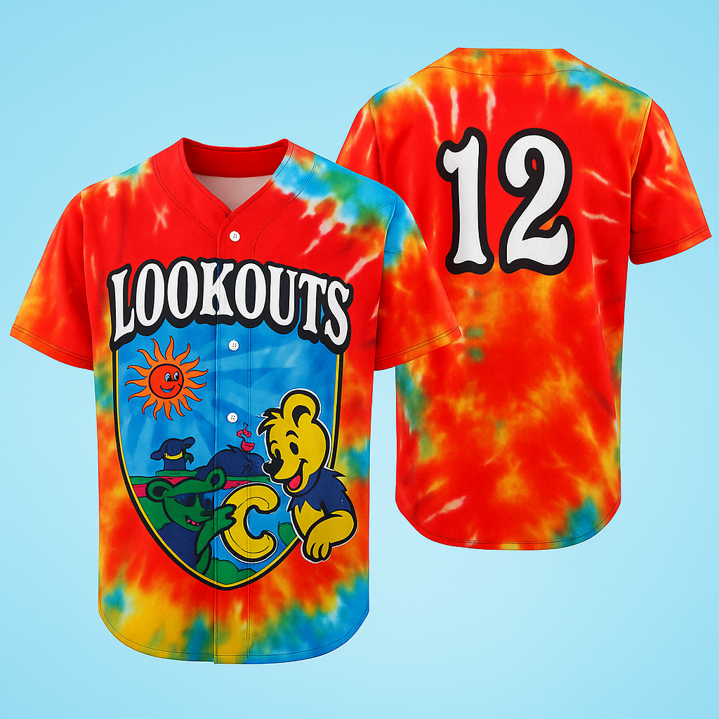 Chattanooga Lookouts Grateful Dead Jersey 2025