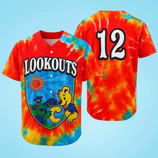 Chattanooga Lookouts Grateful Dead Jersey 2025