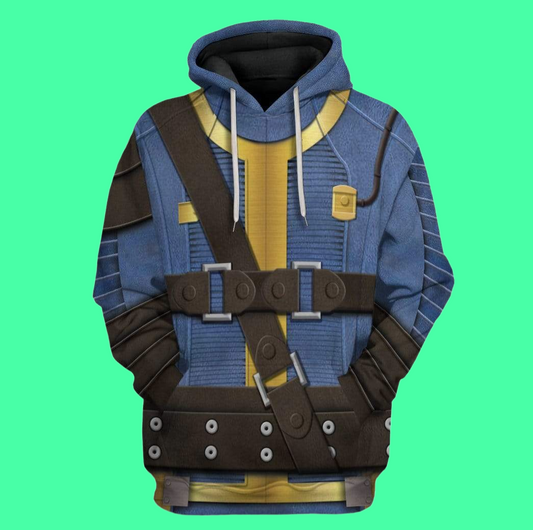 Cosplay Fallout Sole Survivor Costume Hoodie Halloween 2025