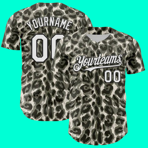 Custom Pattern Rave Party Animal Leopard And Tiger Print Baseball Jersey 2025