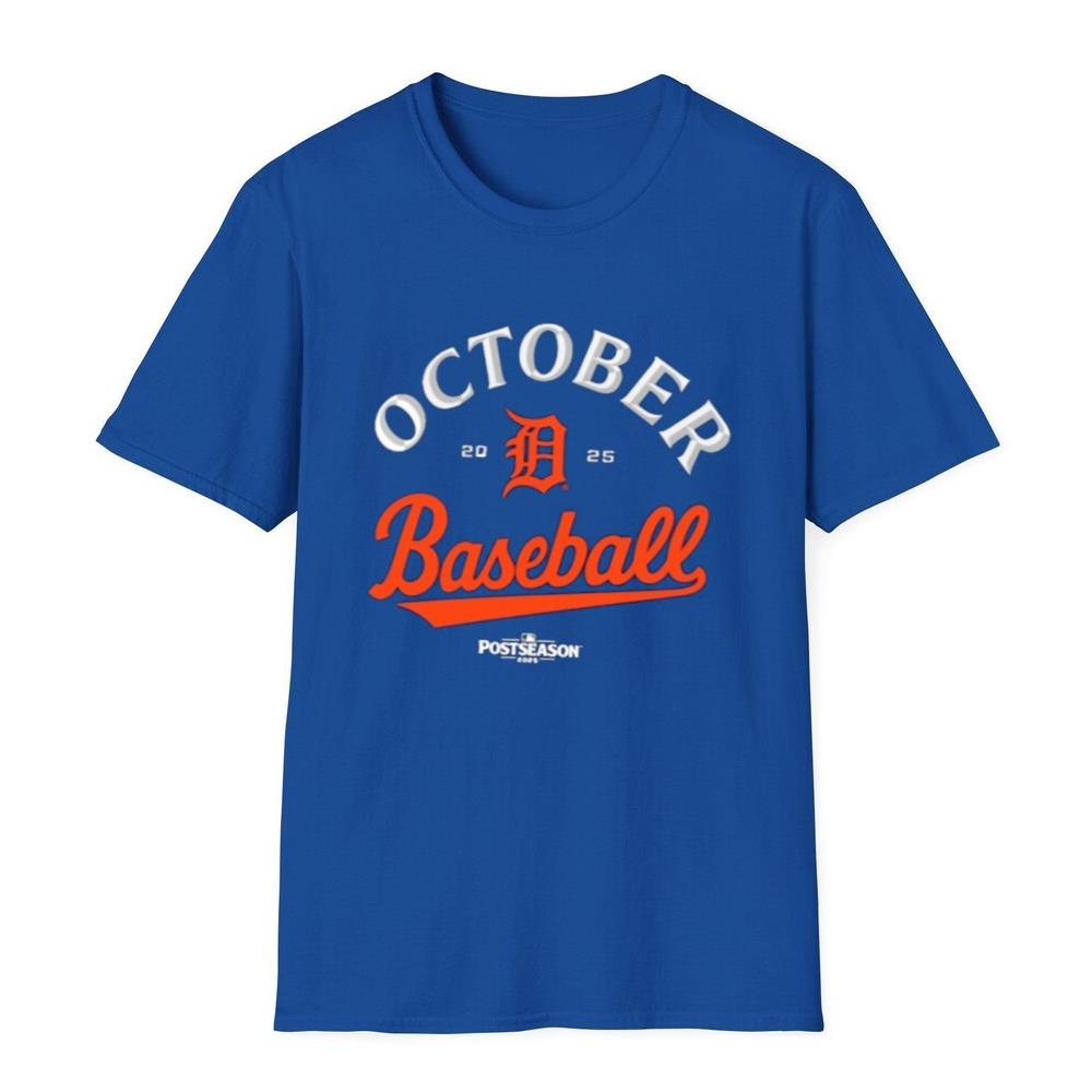 Detroit Tigers October Baseball 2025 Shirt