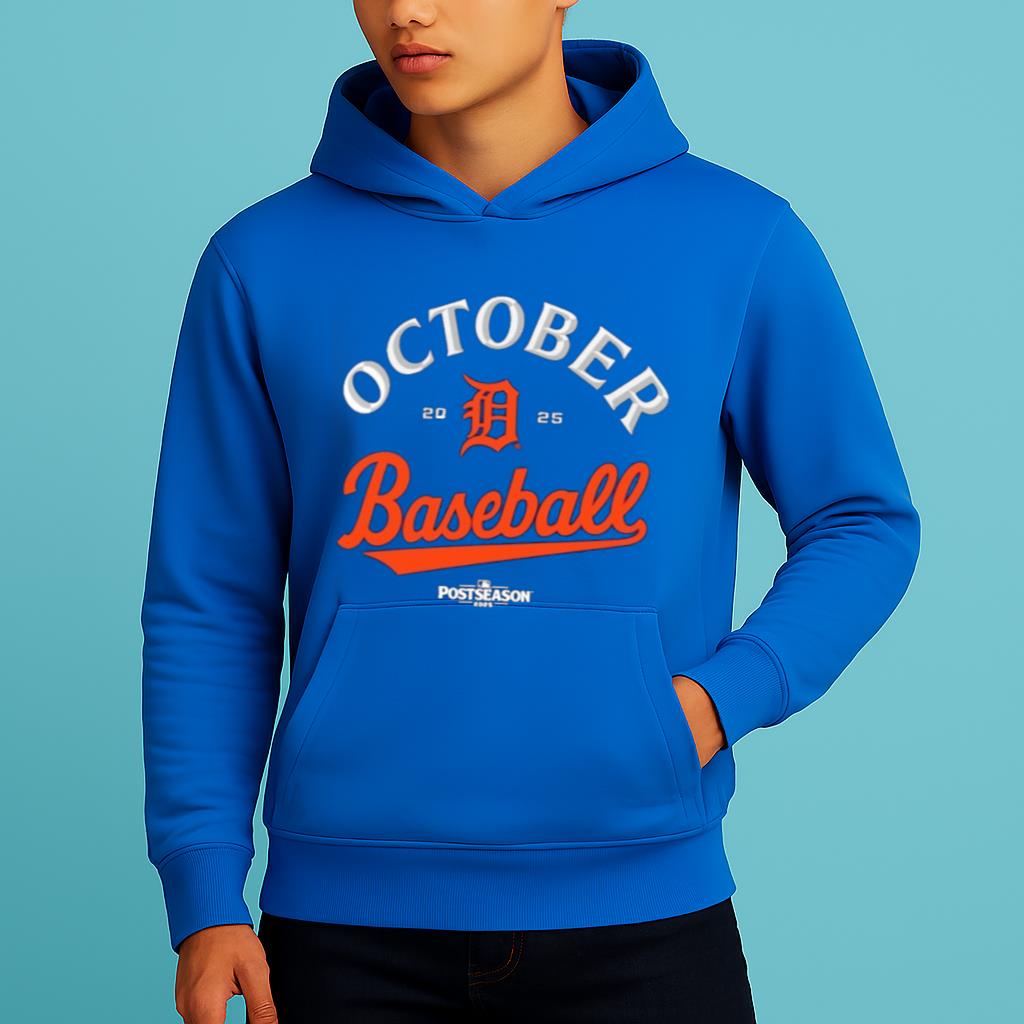 Detroit Tigers October Baseball 2025 Shirt