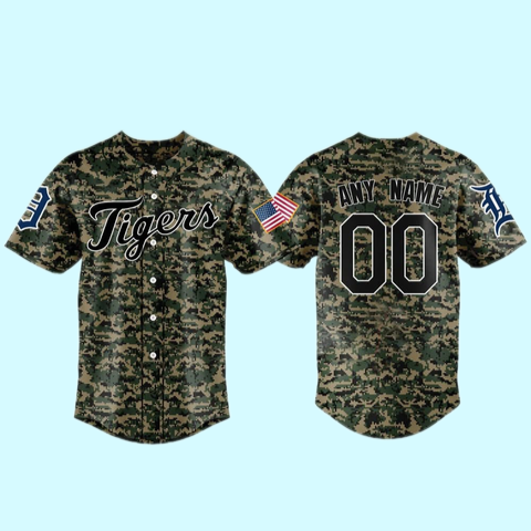 Detroit Tigers Veterans Day Jersey