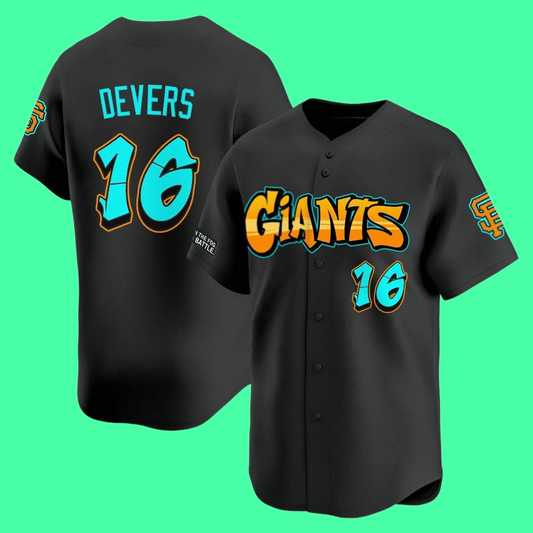 Devers Giants Graffiti 2025 Jersey