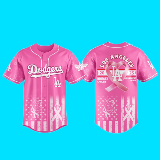Dodges Los Angeles 2025 Special Breast Cancer Awareness Month Jersey