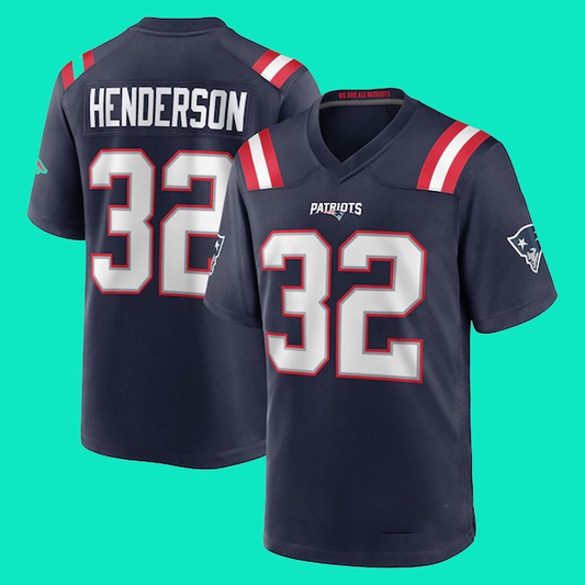 England Patriots TreVeyon Henderson Jersey