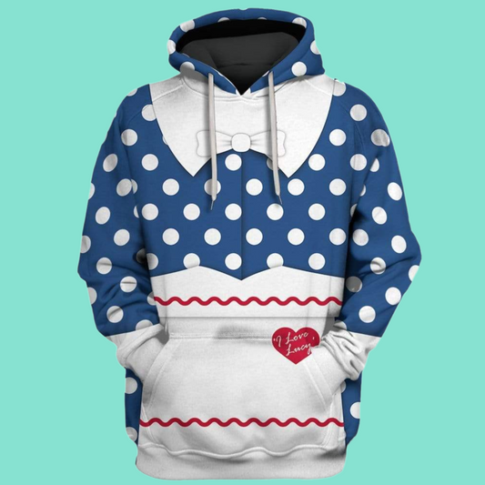 Halloween 2025 I Love Lucy Costume Hoodie