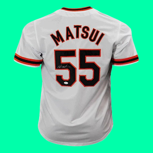 Hideki Matsui Japan Signed White Baseball Jersey