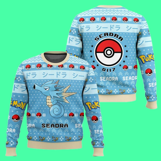 Hooktab PKM Gen 1 Seadra Ugly Sweater