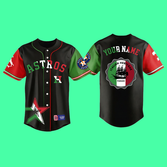 Houston Astros Columbus Parade Italian Heritage Night 2025 Jersey