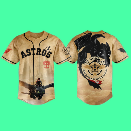 Houston Astros How to Train Your Dragon Jersey 2025