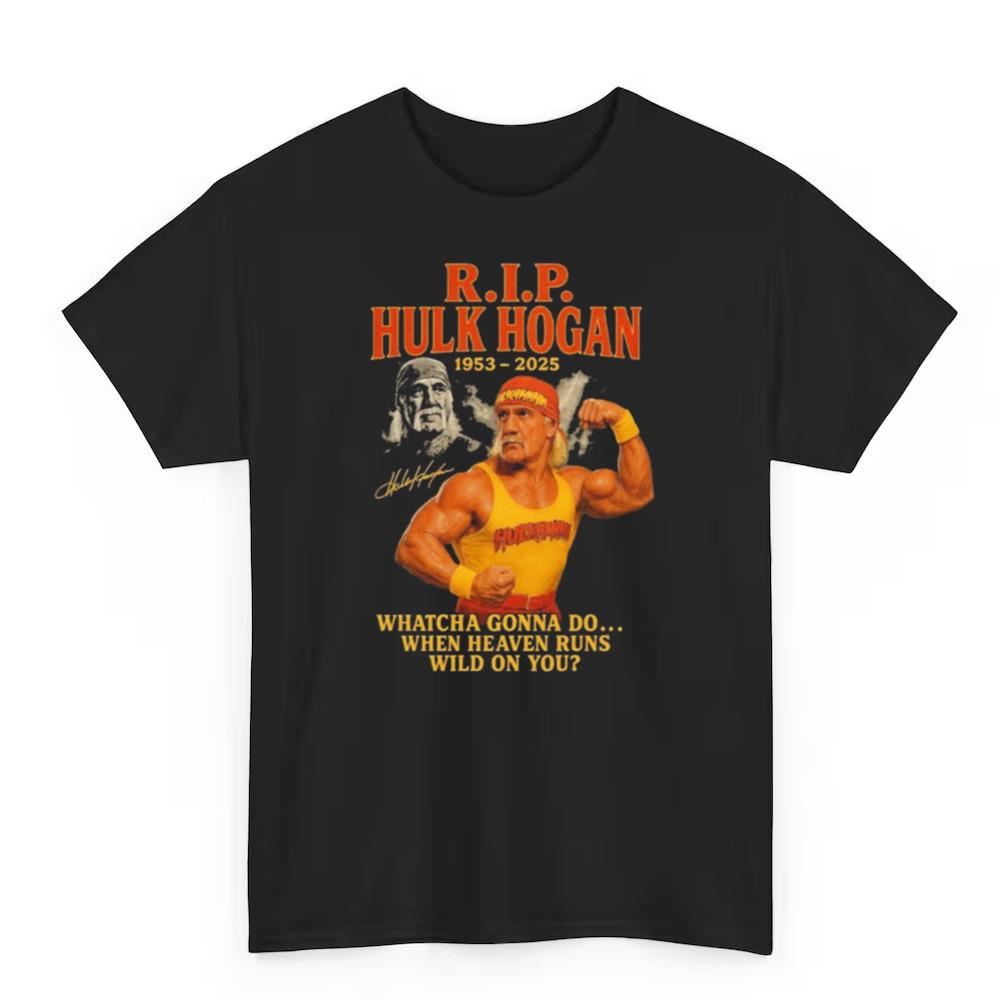 Hulk Hogan Rip Rest In Peace Hulk Hogan 1953-2025 Shirt