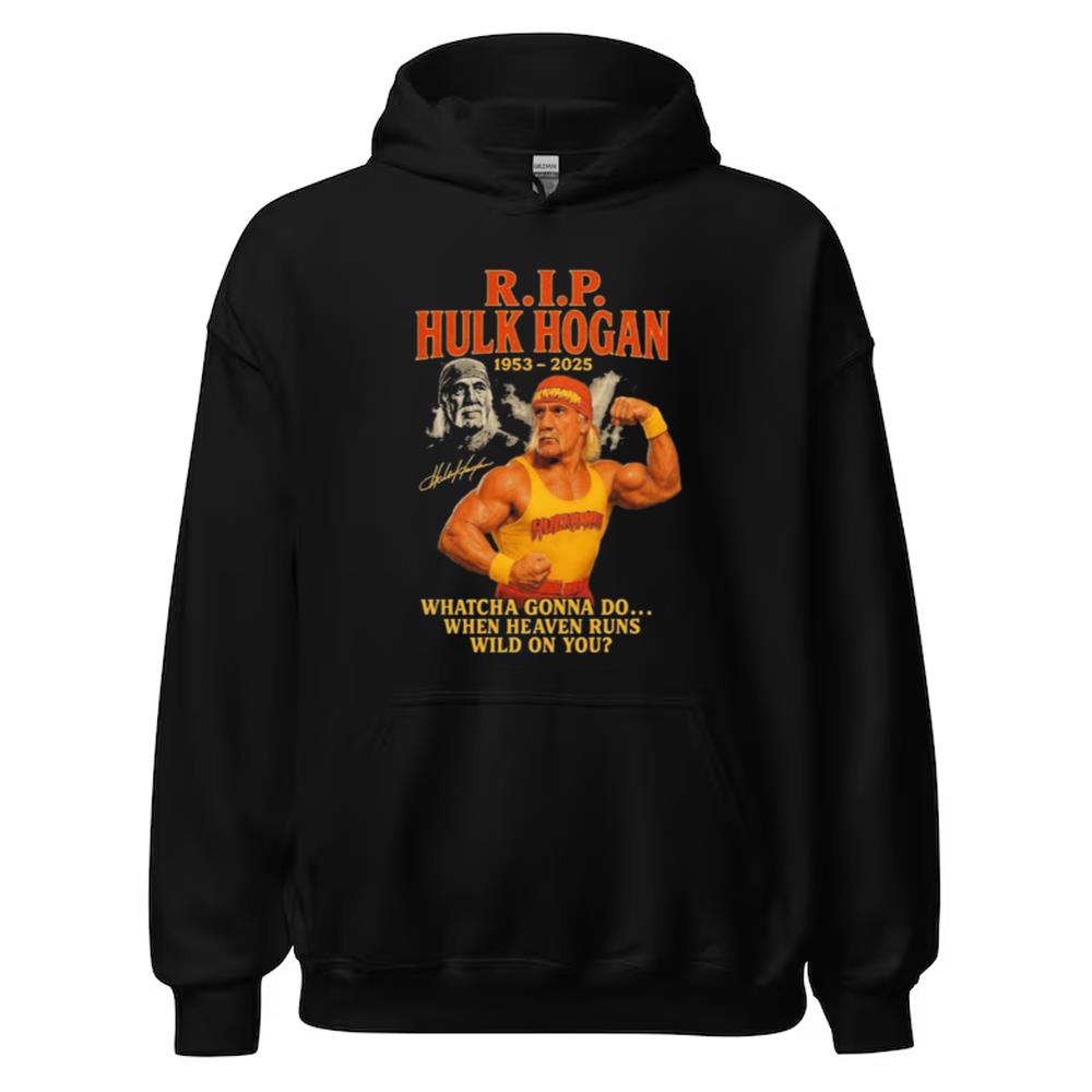Hulk Hogan Rip Rest In Peace Hulk Hogan 1953-2025 Shirt