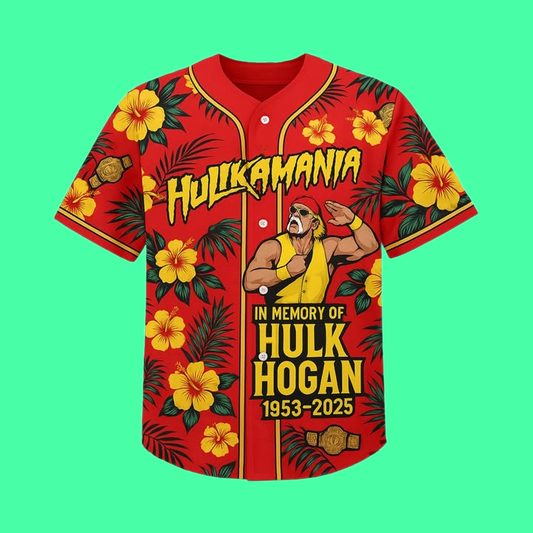 Hulkamania In Memory Of Hulk Hogan 1953 - 2025 Jersey