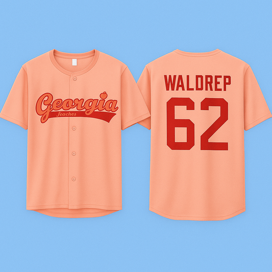 Hurston Waldrep Georgia Peaches jersey Shirt