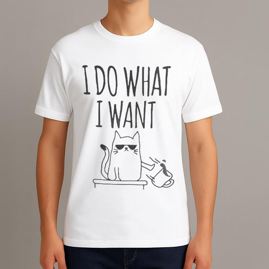 I Do What I Want Cat Shirt