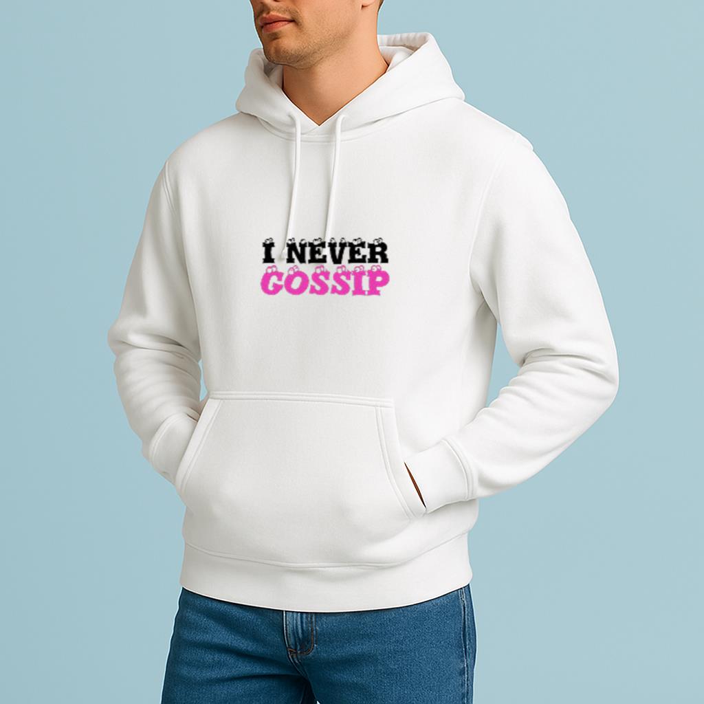I Never Gossip White Lie Shirt