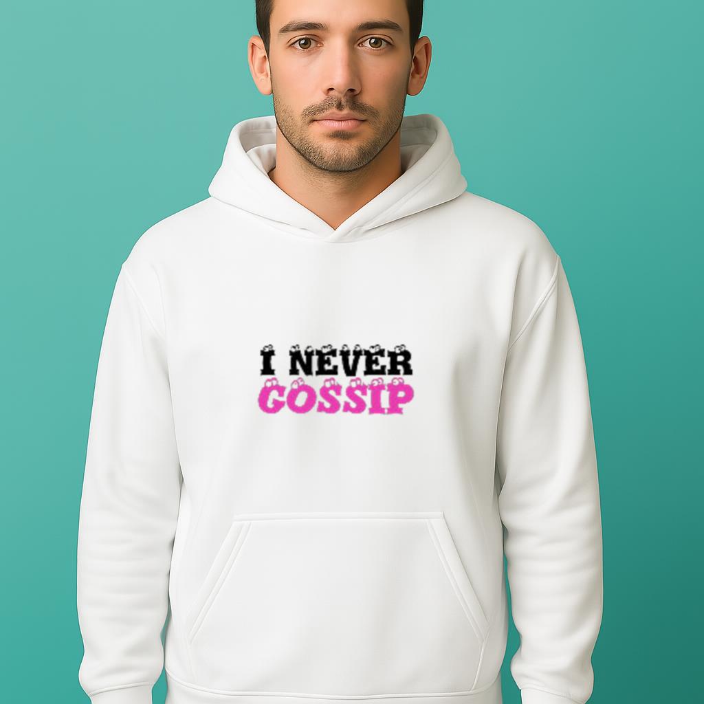 I Never Gossip White Lie Shirt