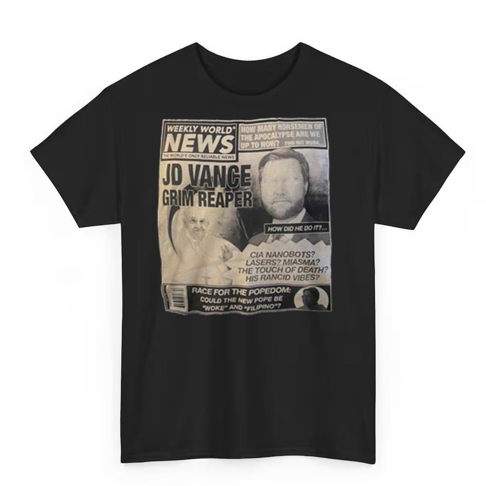 Jd Vance Grim Reaper Race For The Popedom Shirt