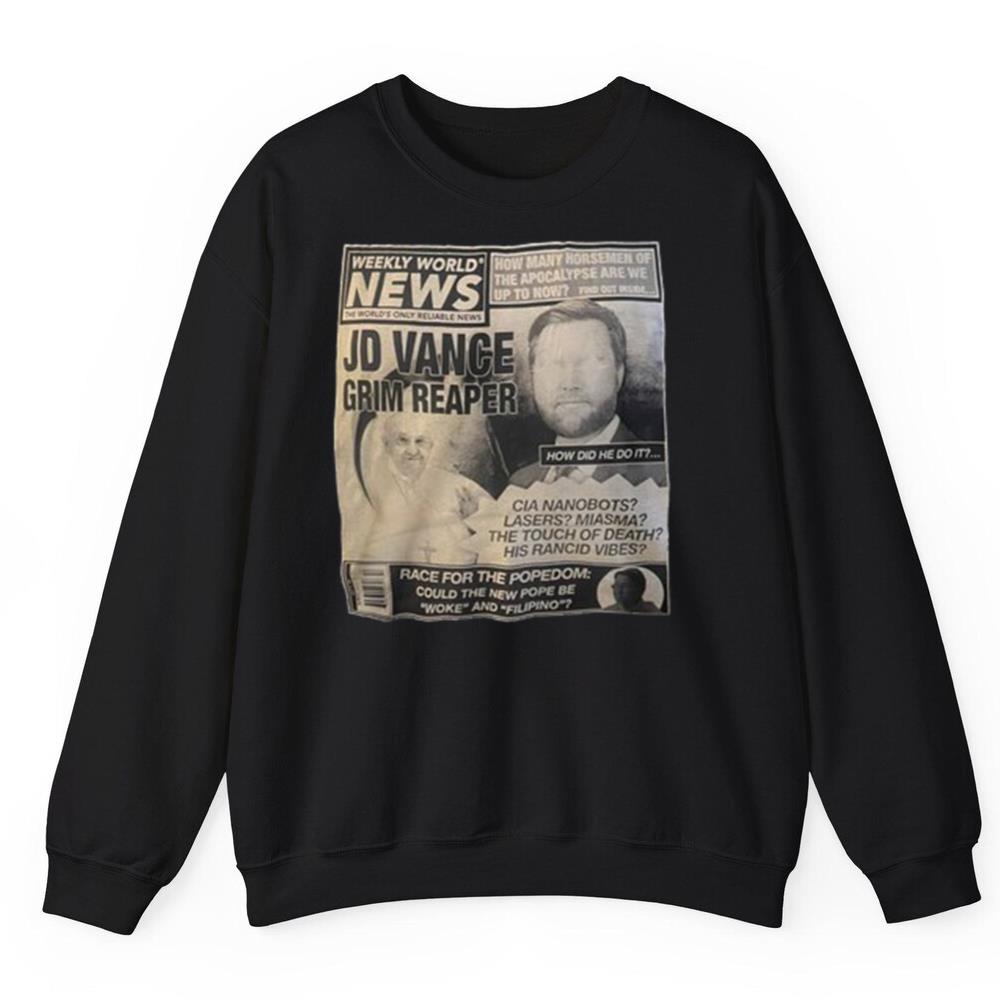 Jd Vance Grim Reaper Race For The Popedom Shirt