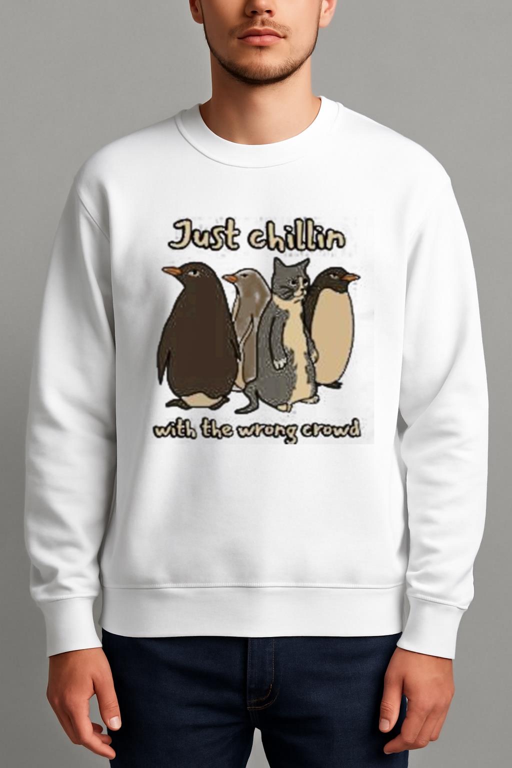 Just Chillin With The Wrong Crowd Shirt