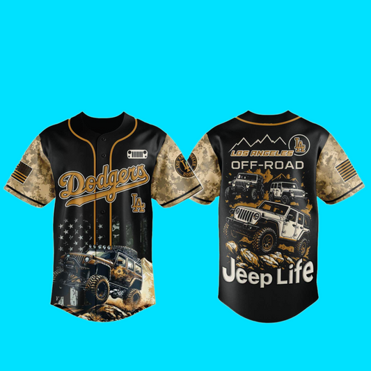 LA Dodgers Jeep Life Jersey 2025