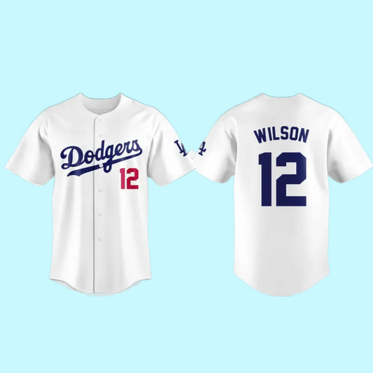 LA Dodgers Wilson 12 Jersey 2025