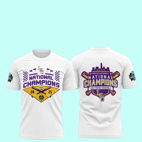 LSU Tigers Baseball National Champions Shirt 2025