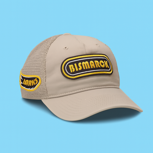 Larks Khaki Bismarck Retro Mesh Hat