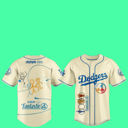 Los Angeles Dodgers x The Fantastic Four Jersey 2025
