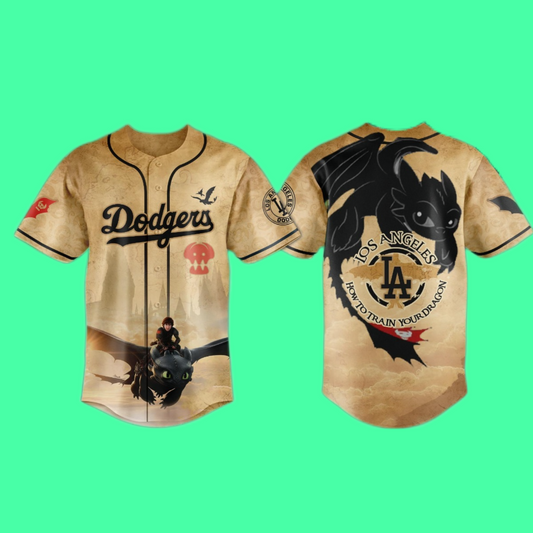 Los Angeles Dodges How to Train Your Dragon Jersey 2025