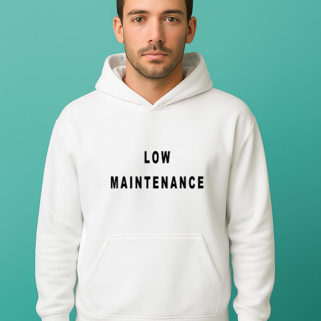 Low Maintenance White Lie Shirt