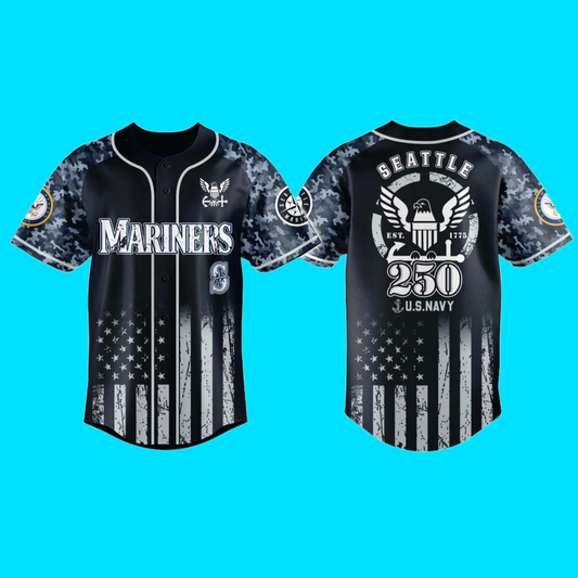Mariners 250th US NAVY Jersey 2025
