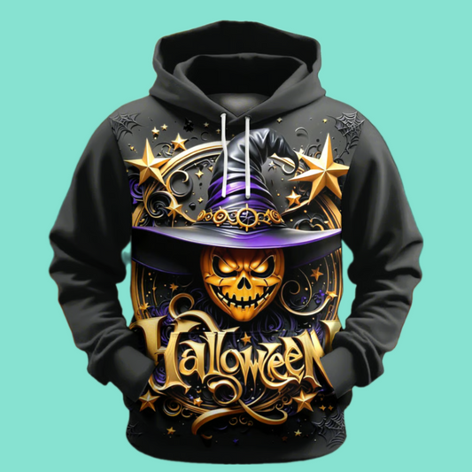 Men's Party Halloween Print Hoodie 2025 Halloween