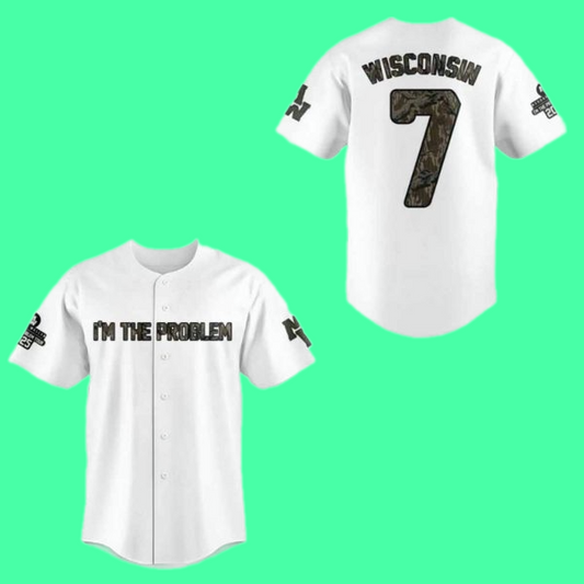 Morgan Wallen Im The Problem Wisconsin Badgers Jersey