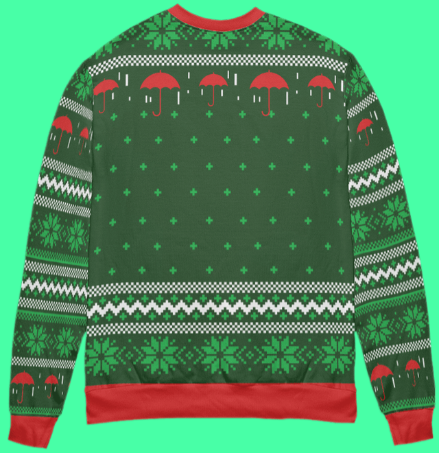 My Neighbor Totoro Green Ugly Christmas Sweater