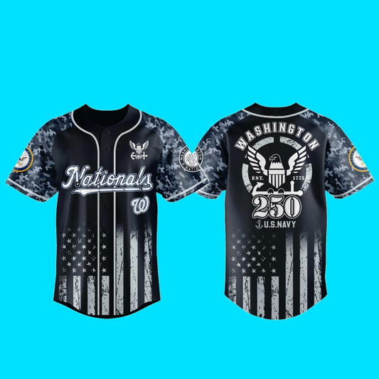 Nationals 250th US NAVY Jersey 2025