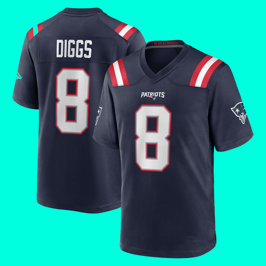 New England Patriots Stefon Diggs 2025 Jersey