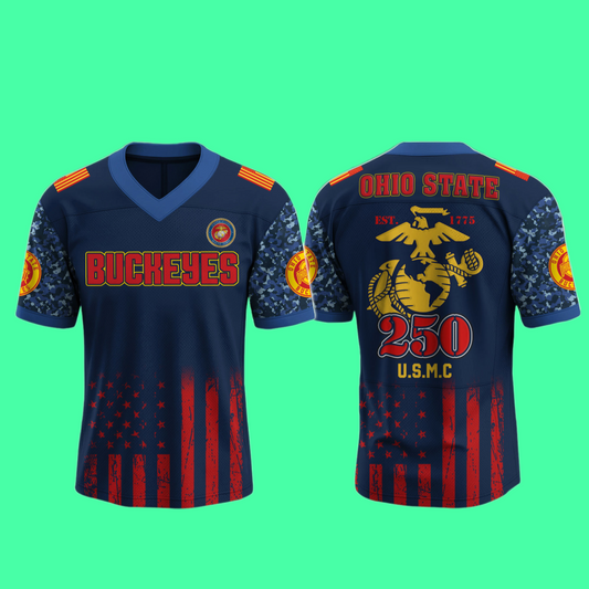 OHIO STATE BUCKEYES x 250 USMC Jersey 2025