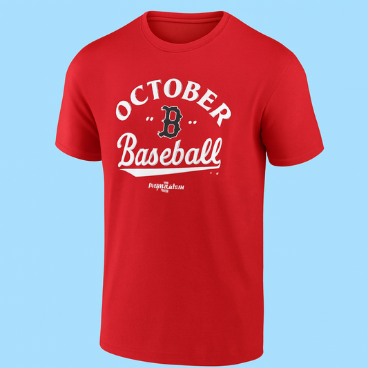 2025 Red Sox October Baseball Shirt