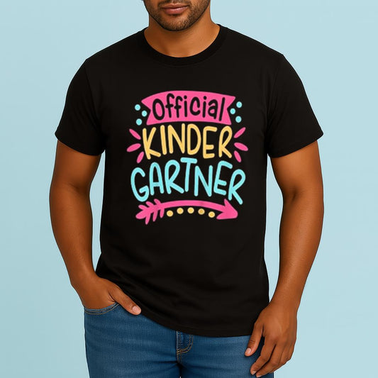 Official Kindergartner Girl First Day of Kindergarten Shirt